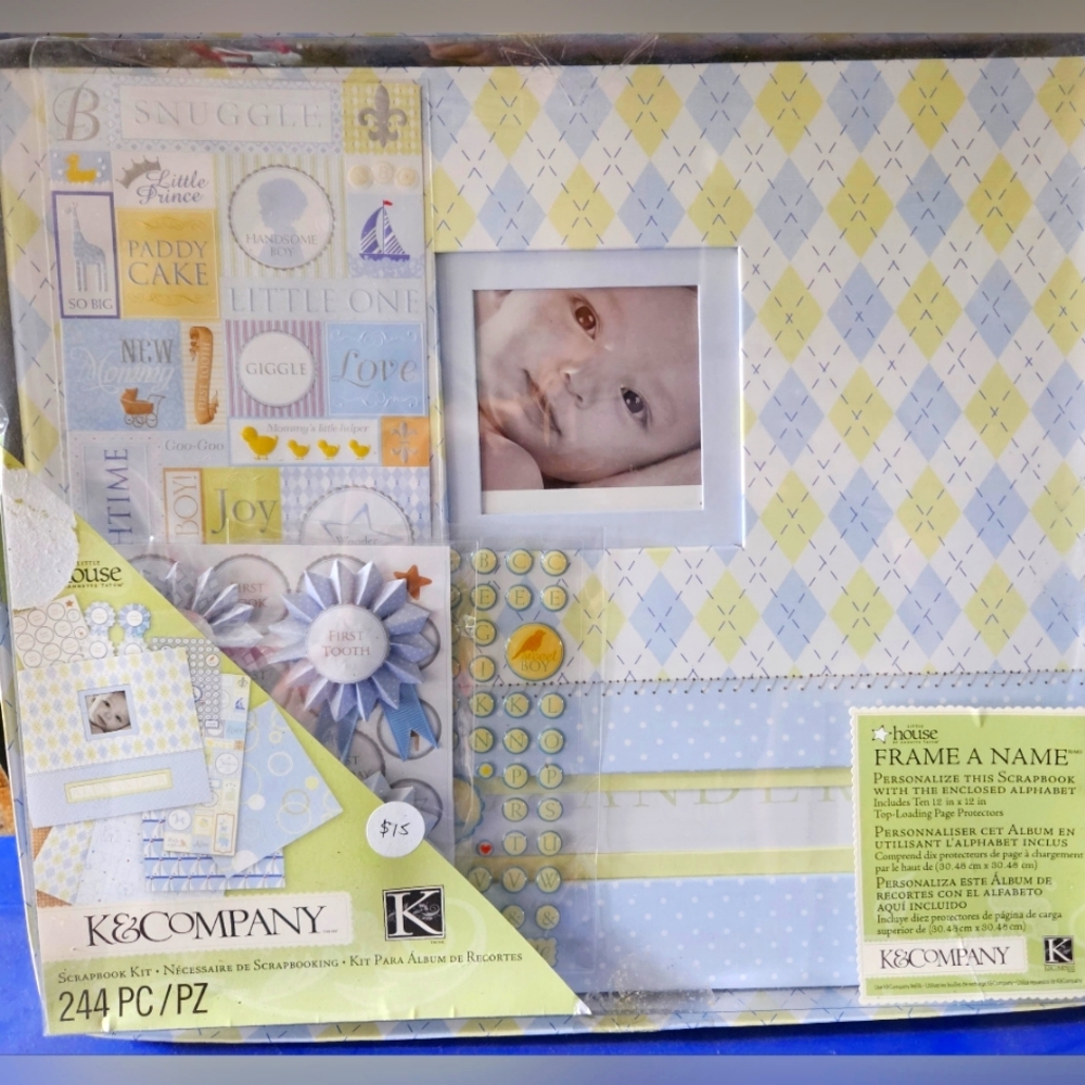 Baby Boy Scrapbook